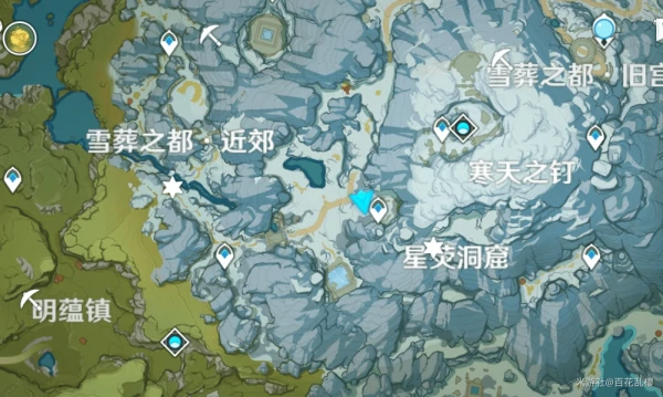 原神雪葬之都旧宫石碑在哪里,原神