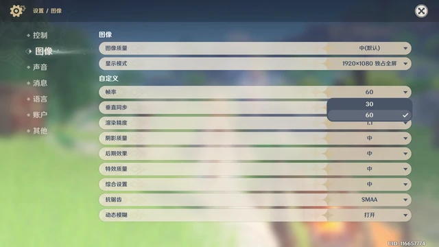 原神画质设置推荐,原神