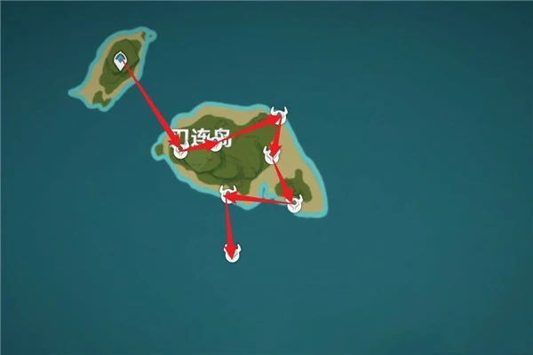 刀镡采集路线推荐,原神
