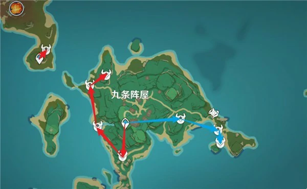 刀镡采集路线推荐,原神