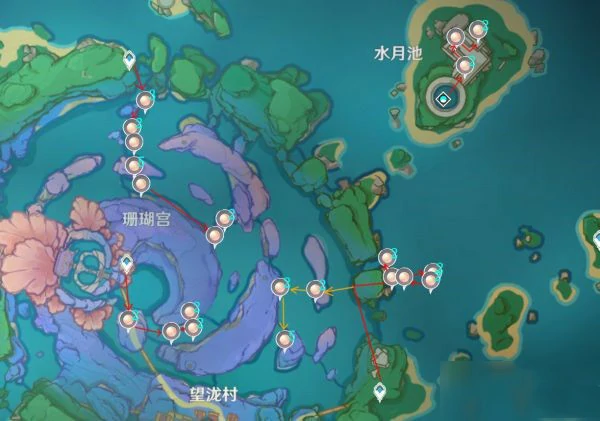 珊瑚珍珠采集路线推荐,原神