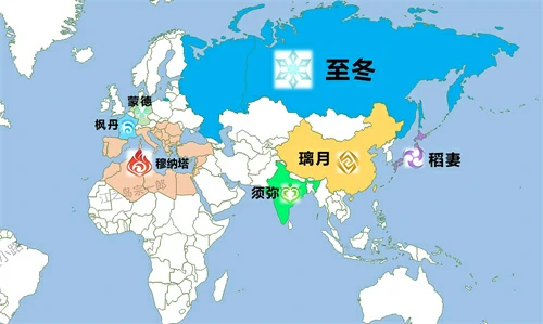 七国对应国家介绍,原神
