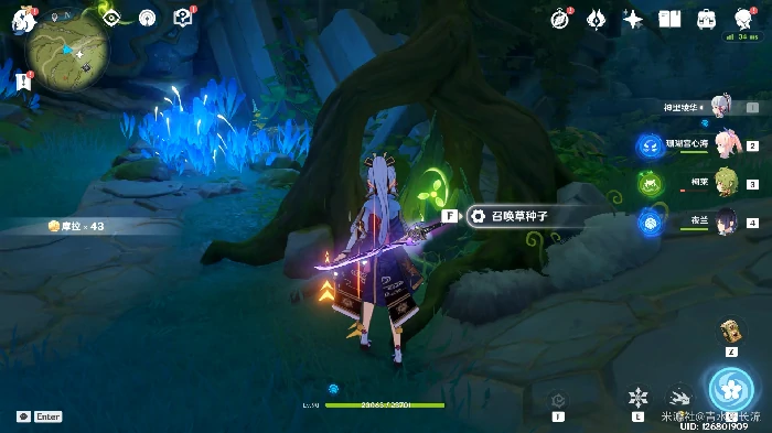 原神童梦的切片下面的水怎么降,原神