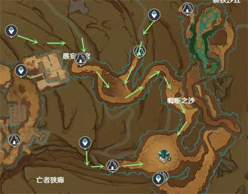 原神沙虫隧道在哪里,原神