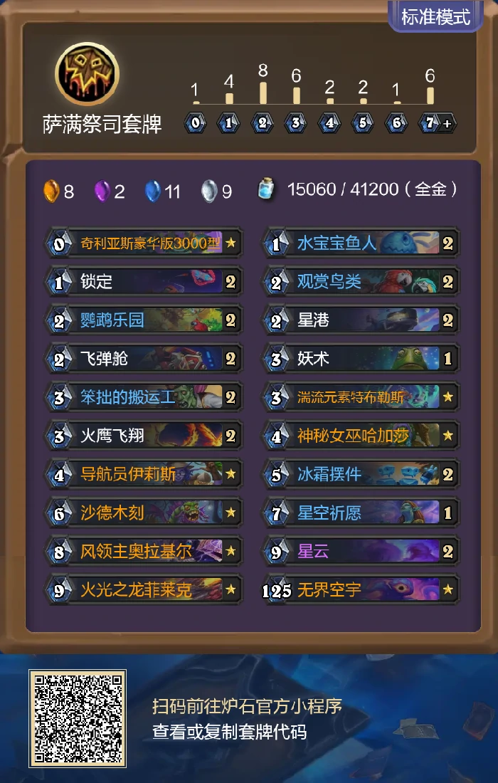 炉石传说安戈洛龟途星云萨卡组代码分享,炉石传说