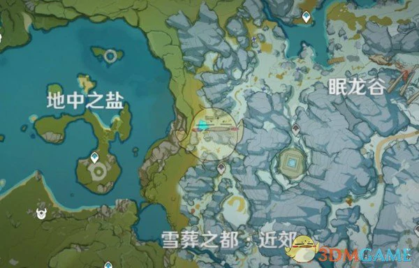 原神雪山宝藏在哪里,原神