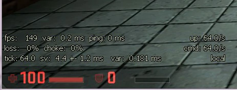 csgo 帧数显示指令怎么调到左边