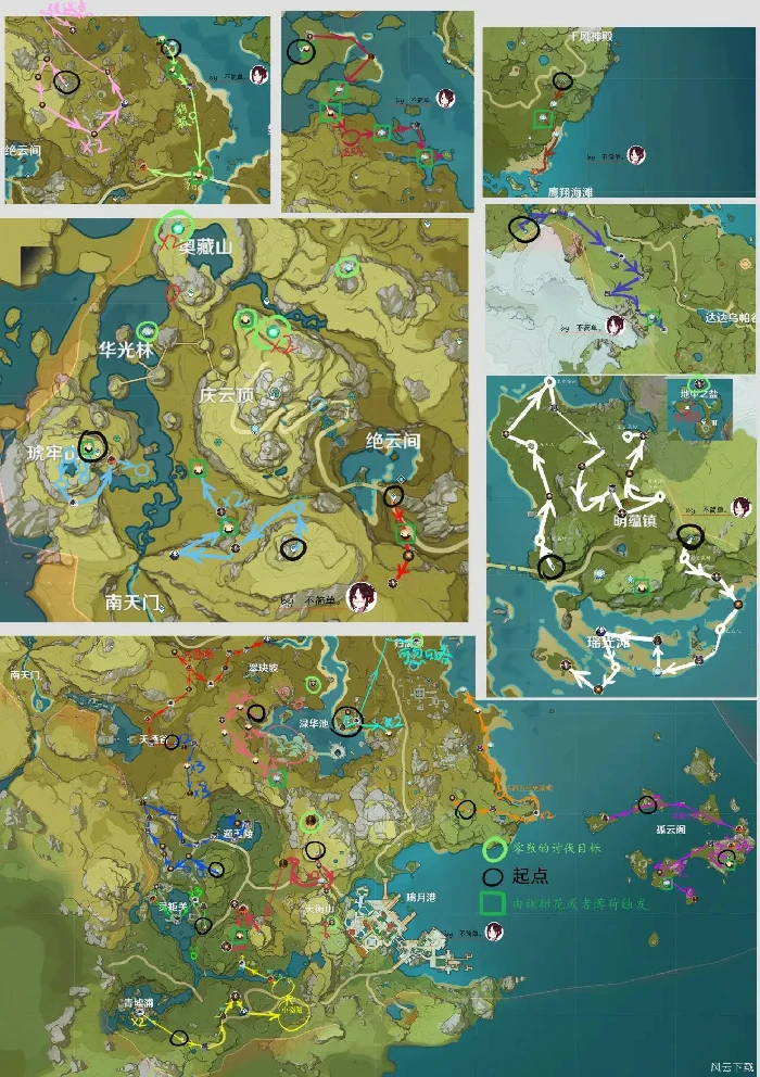 原神锄大地最优路线图,原神