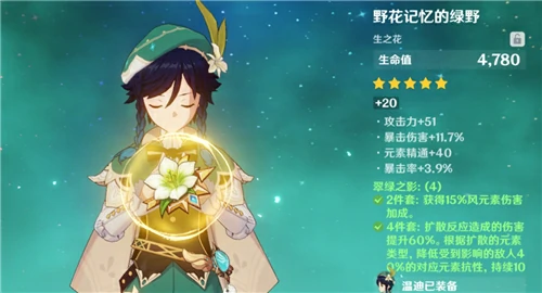 温迪圣遗物词条推荐,原神