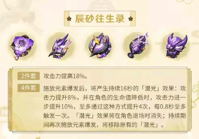 辰砂往生录适合什么角色,原神