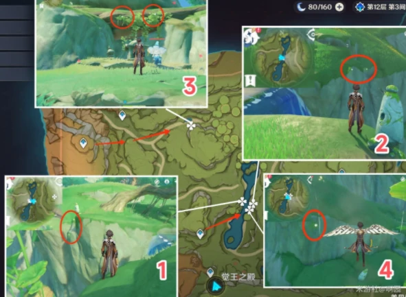劫波莲分布图,原神