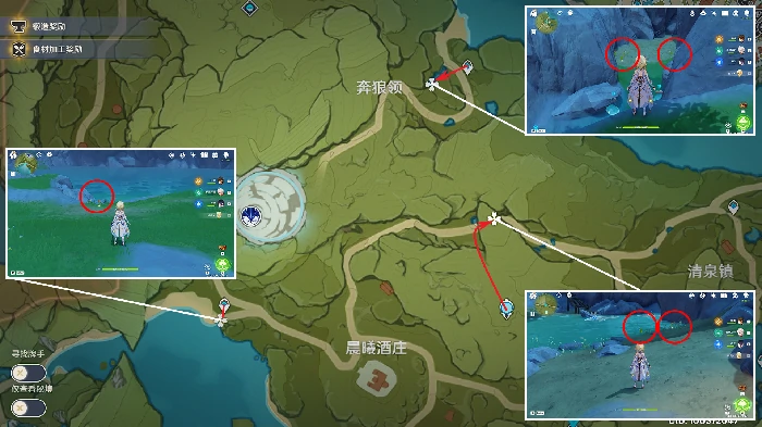 原神嘟嘟莲收集路线,原神