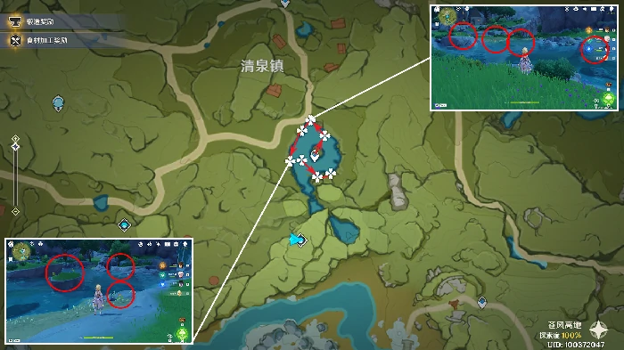 原神嘟嘟莲收集路线,原神