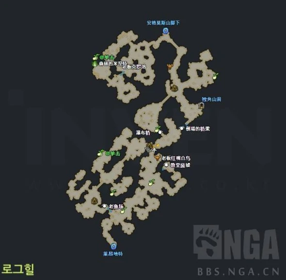 阿米斯特可可种子与鸟瞰点位置一览,命运方舟