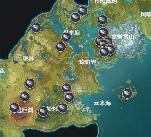 夜泊石采集点,原神