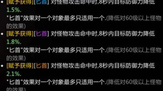 手镯加成属性一览,命运方舟