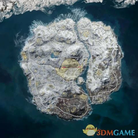 绝地求生雪地地图,绝地求生