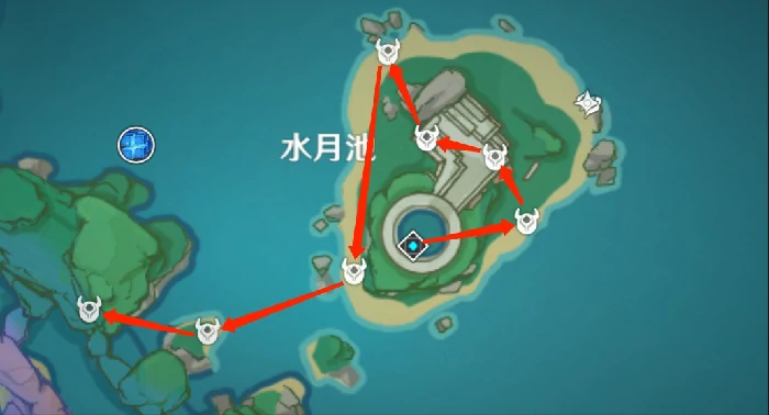 混沌真眼收集路线推荐,原神