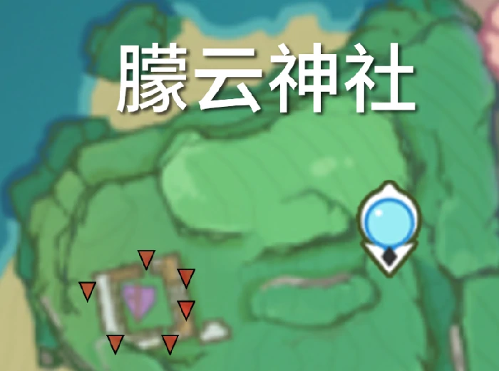 朦云神社占卜任务位置在哪,原神