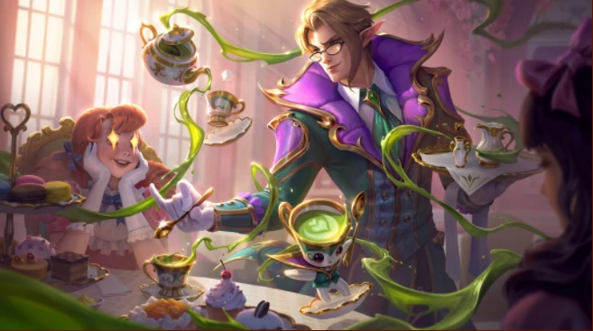 咖啡甜心吸血鬼皮肤预览,LOL,英雄联盟
