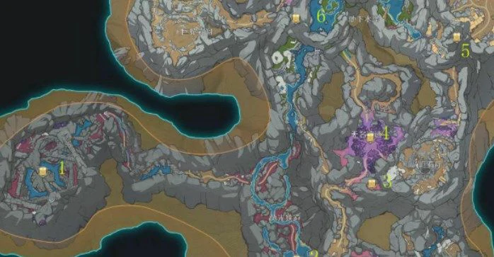 层岩巨渊华丽宝箱位置介绍,原神
