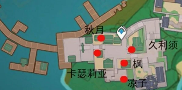 原神七圣召唤大世界牌手位置介绍,原神