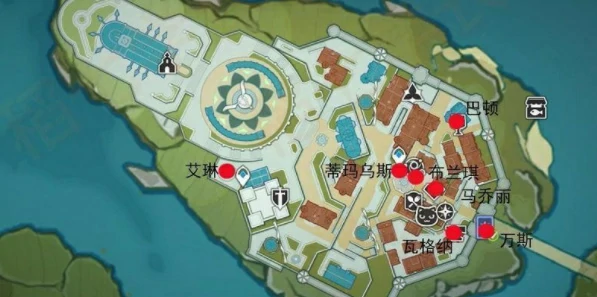 原神七圣召唤大世界牌手位置介绍,原神