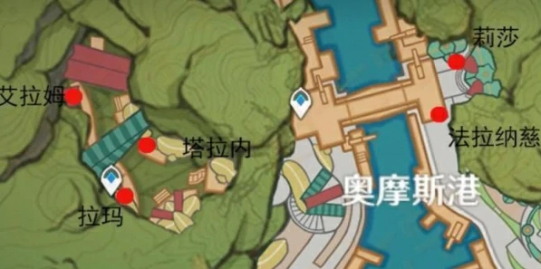 原神七圣召唤大世界牌手位置介绍,原神