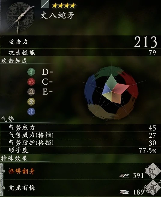 卧龙苍天陨落全武器数值介绍