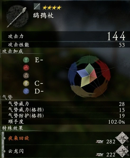 卧龙苍天陨落全武器数值介绍