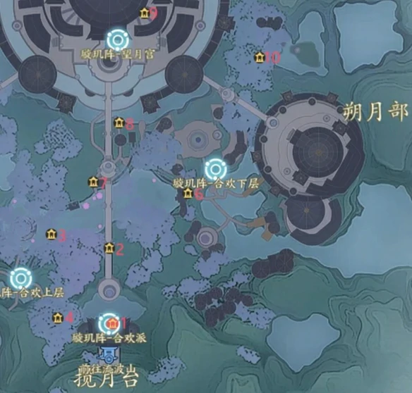 合欢百景游收集攻略,诛仙世界
