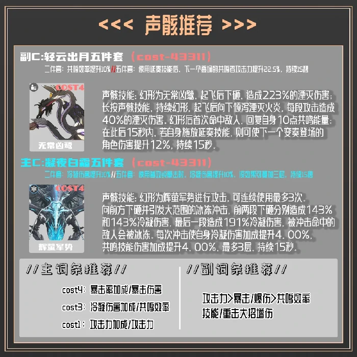 散华培养攻略,鸣潮
