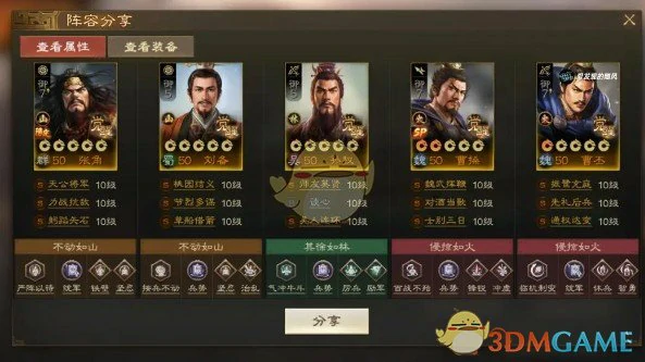 SP张角阵容搭配攻略