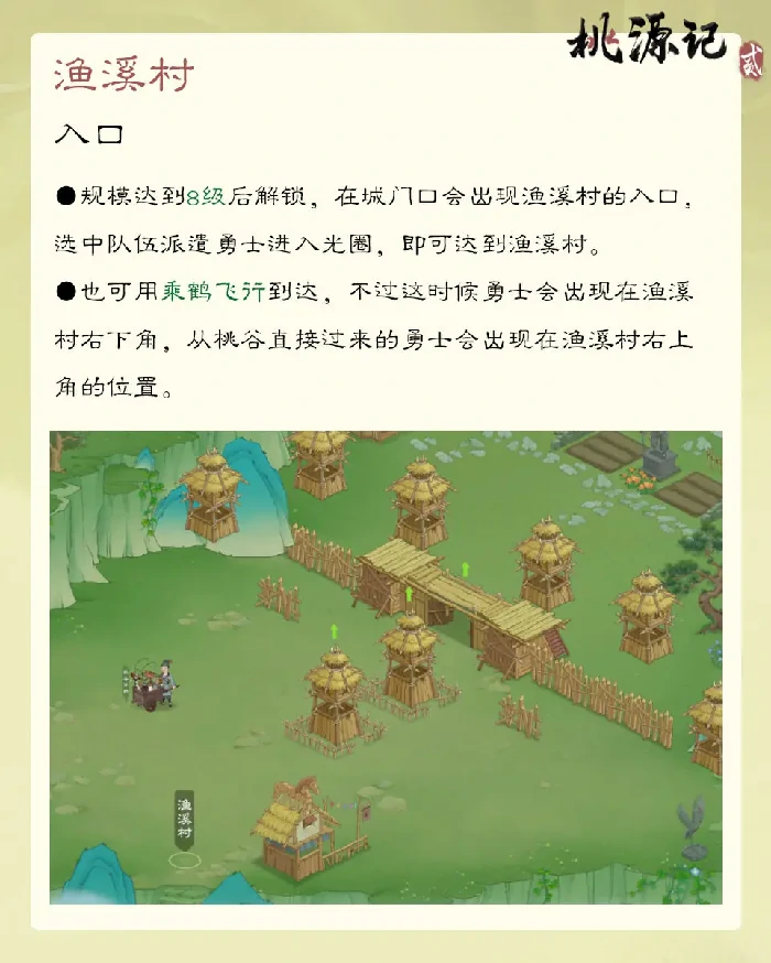 谷外地图渔溪村玩法介绍