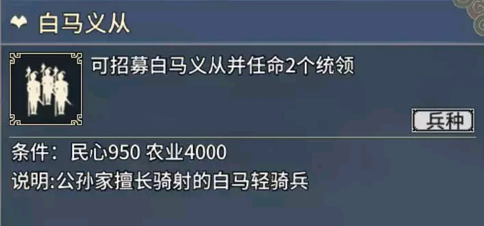 骑兵特殊兵种介绍
