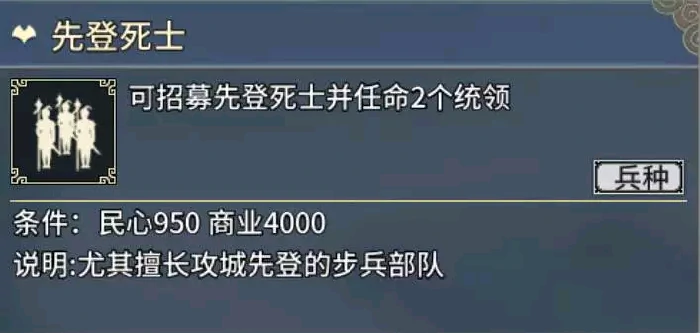 步兵特殊兵种介绍