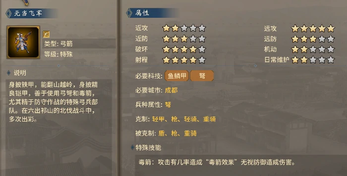 特殊兵种武将特性加成选择攻略