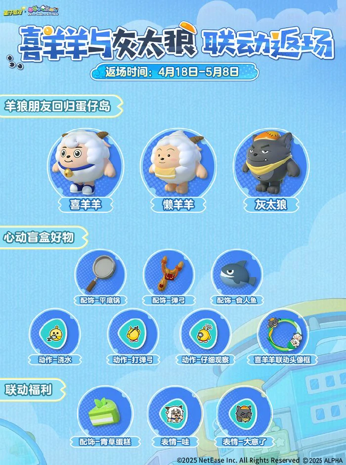与喜羊羊与灰太狼联动内容一览