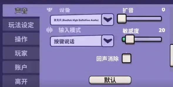 扩音设置攻略