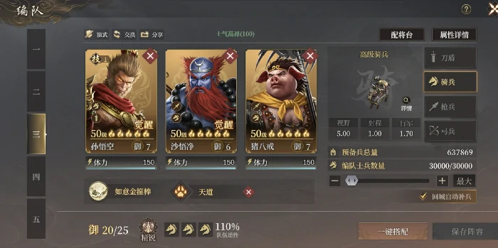 孙悟空前期阵容搭配推荐