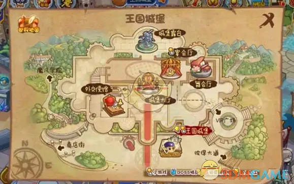 魔法学院入口位置