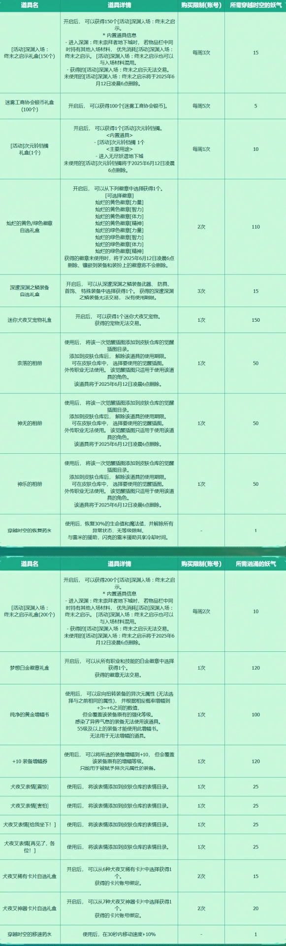 收集穿越时空的妖气活动介绍