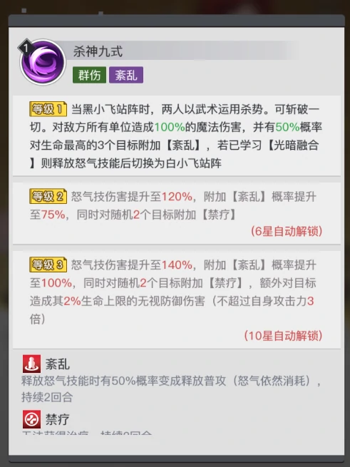 黑白小飞角色测评