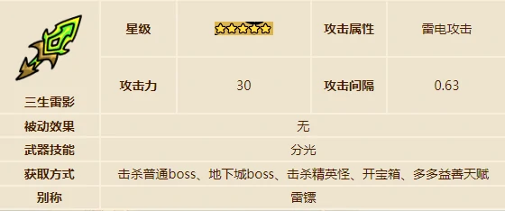 五星武器推荐攻略