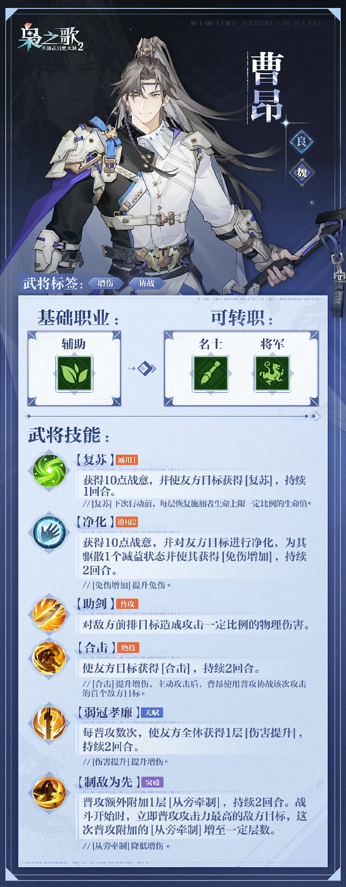 曹昂角色介绍