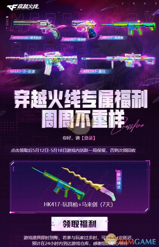 5月福利周周领活动内容