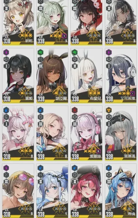 PVP角色一览
