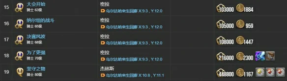 骑士职业任务攻略