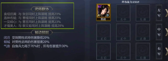 武将搭配阵容技巧分享