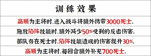 陷阵营兵种技能介绍